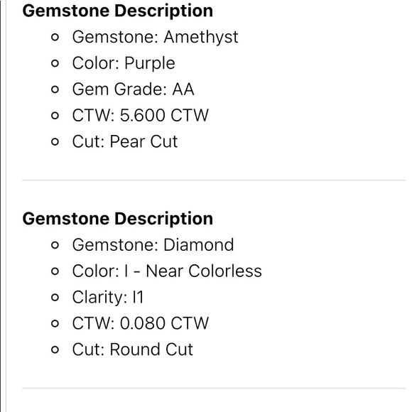 Beautiful Amethyst ring - Picture 4 of 4